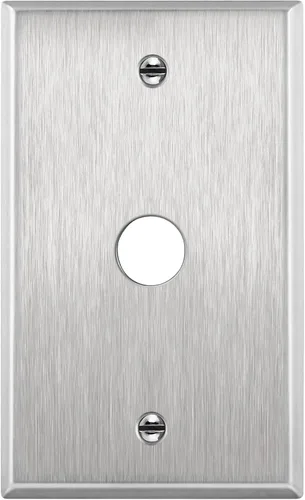 Vista 16 de ENERLITES Combinación de salida dúplex / receptáculo individual de 1.406 pulgadas, cubierta de placa de pared con orificio, tamaño estándar de 2