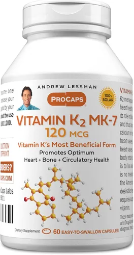 Vista 11 de Andrew Lessman ProCaps Vitamina K2 MK-7 120 mcg 30 cápsulas blandas