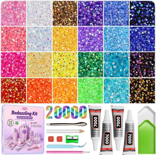 Vista 11 de Redtwo 40000 piezas de diamantes de imitación de resina para kit