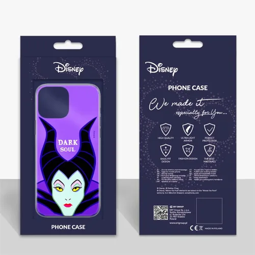 Vista 2 de ERT GROUP Funda de teléfono móvil para Xiaomi REDMI Note 11 5G / Note 11T 5G / Poco M4 PRO 5G original y con licencia oficial de Disney Maleficent