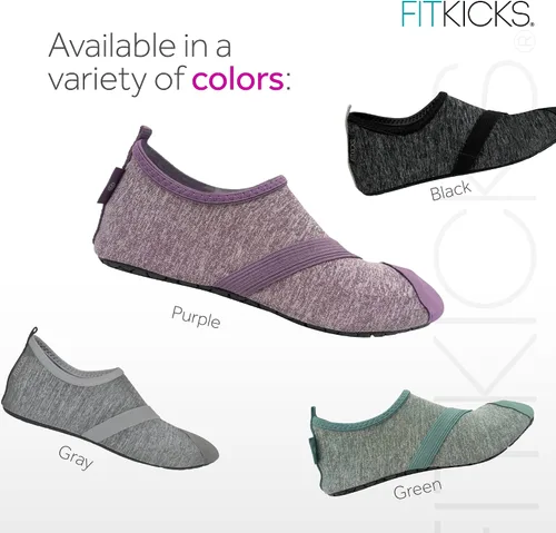 Vista 3 de FITKICKS Live Well Collection Active Foldable Lifestyle Footwear Supportive Barefoot Grip Strap Toe Guard Flexible Range of Motion