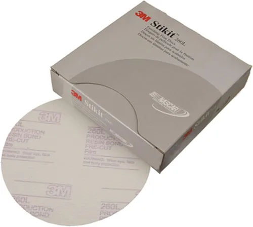 Vista 4 de 3M Disco de película de acabado Stikit, 83678, 5 in, grado P600, 100 discos por caja