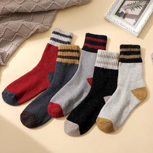 Vista 3 de Clothirily Wool Socks for Women, Thick Knit Winter Warm Boot Wool Socks
