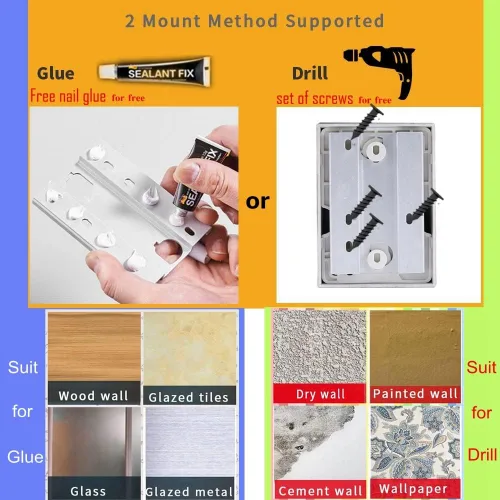 Vista 6 de Tendedero retráctil para exteriores e interiores, resistente de acero inoxidable ajustable con cuerda de secado de alambre con funda de ABS +