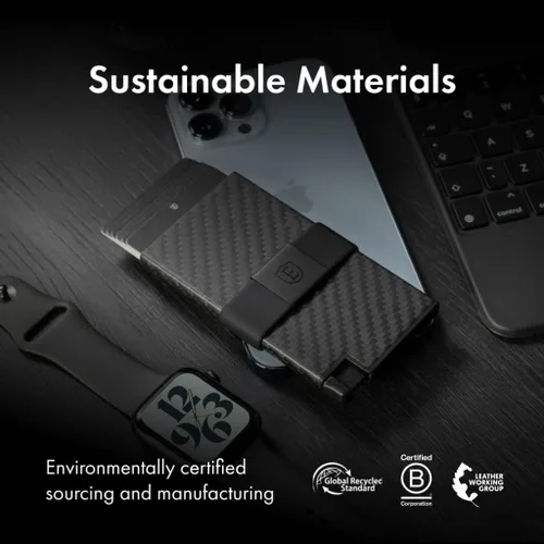 Vista 10 de Ekster Aluminum Cardholder Wallet for Men Metal Wallets with RFID Blocking Layer Slim & Minimalist Aluminum Wallet with Push Button for Quick
