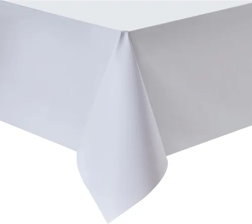 Vista 25 de NLMUVW - Mantel cuadrado de vinilo 100% resistente al agua, a prueba de aceite y derrames, mantel de PVC, fácil de limpiar, para cocina, comedor