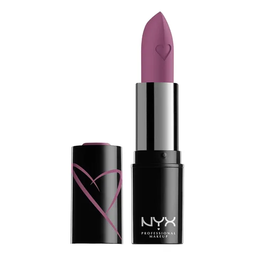 Vista 26 de NYX PROFESSIONAL MAKEUP - Lápiz labial satinado Shout Loud, infundido con manteca de karité - 1999 (Taupe)