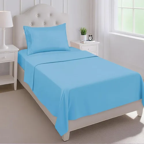 Vista 31 de Mejoroom Juego de sábanas tamaño individual – Sábanas individuales de Hotel Collection – Sábanas y fundas de almohada con sábana bajera de bolsillo