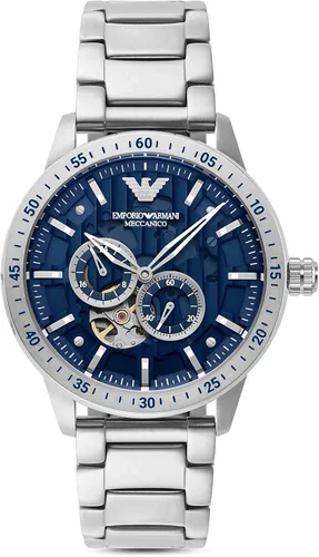 Vista 3 de Emporio Armani Men's Stainless Steel Watch with Chronograph or Three Hand Movement