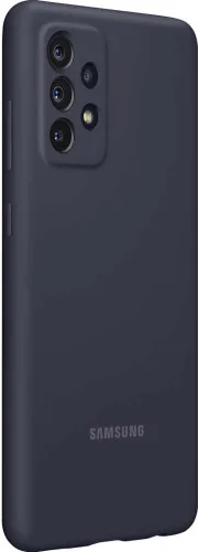 Vista 7 de Samsung Compatible A72 Silicone Cover Negro