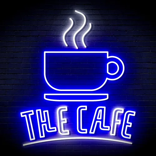 Vista 12 de ADVPRO Coffee – The Cafe Extra-Large Ultra-Bright LED Neon Sign - Blue & Red - st16s54-fn-j0026-br