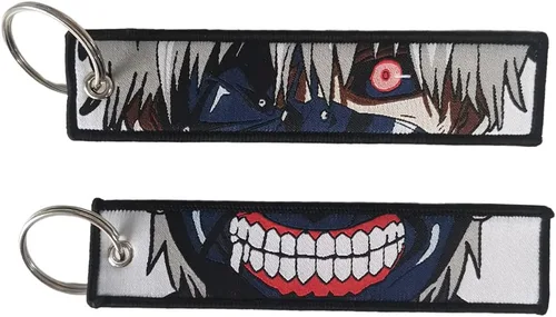 Vista 9 de 1 Pack Anime Etiqueta de Llavero Jet Etiqueta de Llavero Dibujos Animados Bordados con Llavero para Motocicletas Accesorios de Coche