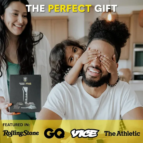 Vista 4 de The Beard Club Recortadora de barba para hombres – Cortadora eléctrica inalámbrica recargable de barba y pelo – Alta potencia 7000 RPM – 8 guías