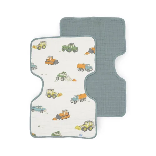 Vista 12 de Little Unicorn Paquete de 2 paños ultra absorbentes para eructos de alta calidad, suaves para la piel del bebé, tamaño más grande, diseño