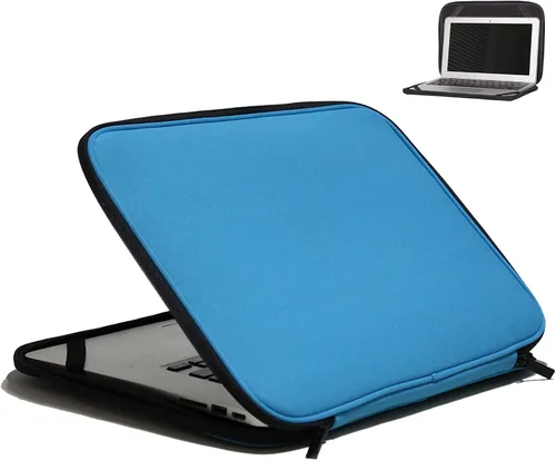 Vista 10 de Funda para computadora portátil 11.6 pulgadas Funda protectora plegable delgada Chromebook Funda protectora - Negro