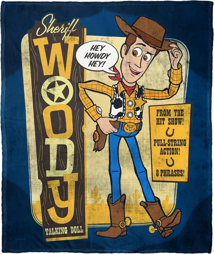Vista 11 de Northwest Toy Story - Manta de seda táctil, 50 x 60 pulgadas, Buzz Bright