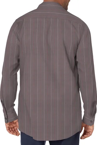 Vista 3 de Camisa de trabajo de rayas industriales de manga larga para hombre Red Kap