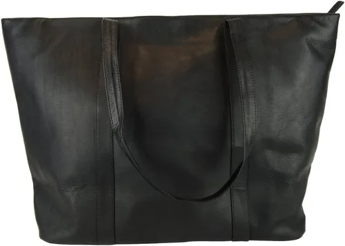 Vista 2 de Latico Bolso de mano de cuero suburbano de cuero para mujer (natural), Blanco, talla única