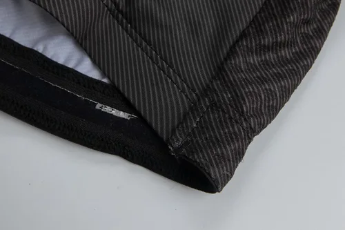 Vista 4 de Camiseta de ciclismo para hombre, manga larga, camiseta de ciclismo de carretera, bolsillo con cremallera, ligera, ajuste profesional UPF 50+
