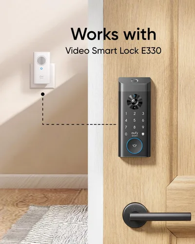 Vista 4 de eufy Security Campanilla Adicional para Timbre de Video, Campanilla Interior, Requiere Timbre de Video eufy Security E340/C30/C31, Timbre Sin