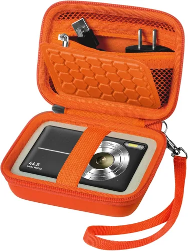Vista 8 de Estuche protector y de transporte para cámara digital, AbergBest 21 megapíxeles 2.7" LCD recargable HD/Kodak Pixpro/Canon PowerShot ELPH 180/190