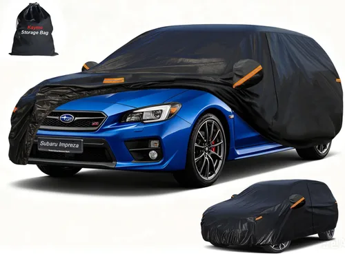 Vista 119 de Kayme Cubierta de auto SUV de 7 capas ajuste personalizado para BMW X1 (2009-2025), impermeable, para todo tipo de clima, para automóviles, cubierta