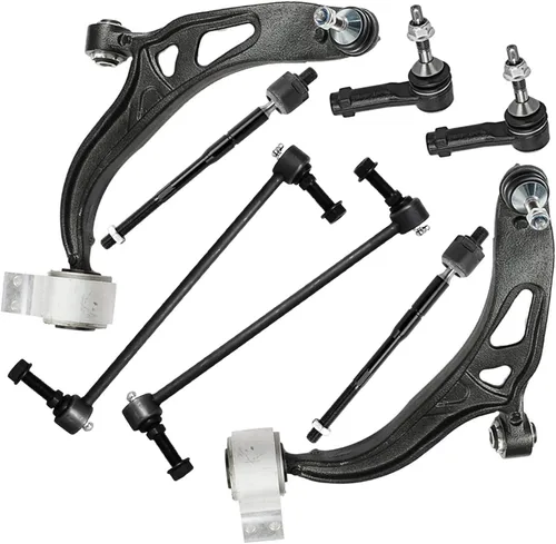 Vista 113 de Detroit Axle - Kit de brazos de control de extremo de 8 piezas para Toyota 2001-2003 Highlander 2002-2003 Camry Lexus ES300, 2 conjuntos de brazos