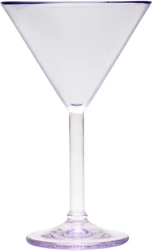 Vista 3 de G.E.T. SW-1407-1-SAN-CL-EC - Vasos de Martini de plástico resistentes a roturas, 10 onzas, transparentes (juego de 4)