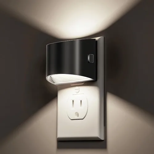 Vista 19 de L LOHAS LED - Luces nocturnas enchufables en la pared con 3CCT ajustable (1600K/3000K/5000K), luz nocturna de 1W enchufable en la pared, sensor
