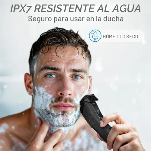 Vista 3 de HUMMINGBIRD MK14 BeardMaster - Cortadora de barba prémium para hombres, esfera de precisión, 20 ajustes de longitud ajustable, hoja en T de acero
