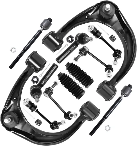 Vista 82 de Detroit Axle - Kit de extremo delantero para Hyundai Sonata XG350 XG300 Kia Optima, 2 brazos de control superiores con juntas de bola, 2 brazos
