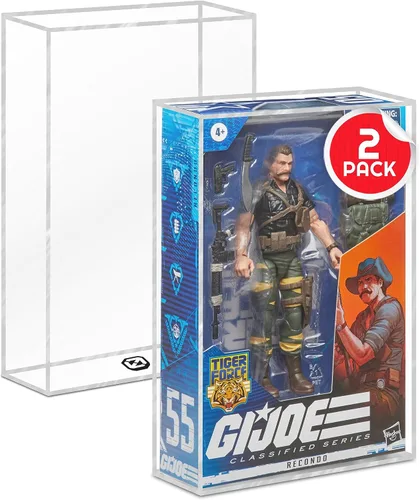 Vista 9 de EVORETRO Estuche Protector de Exhibición de Figuras de Acción Compatible con Star Wars, Marvel Legends, Figuras de Acción con Tarjeta GI-Joe de 3.75