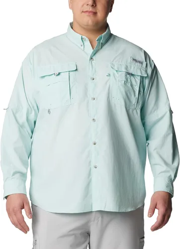 Vista 6 de Columbia Discontinued PFG Bahama II Camisa de manga larga para hombre Mañana helada