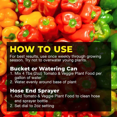 Vista 5 de Bloom City Alimento vegetal de tomate y vegetal: fertilizante líquido para cosechas más grandes, raíces más fuertes y crecimiento vigoroso, 32 onzas
