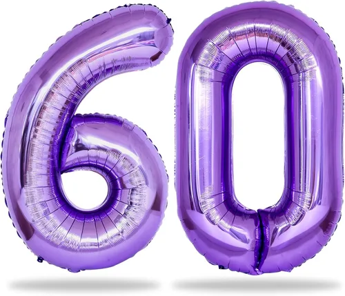 Vista 38 de Globos negros del número 10 para decoraciones de cumpleaños número 10, globos de helio de mylar de lámina de 40 pulgadas negros del número 1 & 0