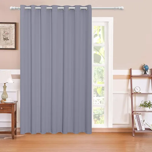 Vista 101 de MYSKY HOME Cortinas Aqua para Armario para Entrada Cortina Opaca para Puerta para Sala de Estar Cortina Oscurecedora de Habitación con Ojales