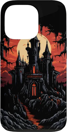 Vista 10 de Carcasa de fantasía oscura para iPhone 16 Castillo gótico Arquitectura Gótica Brujería
