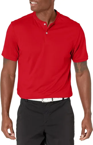 Vista 5 de PGA Tour Polo de manga corta piqué para hombre con nuevo cuello casual azul Blossom