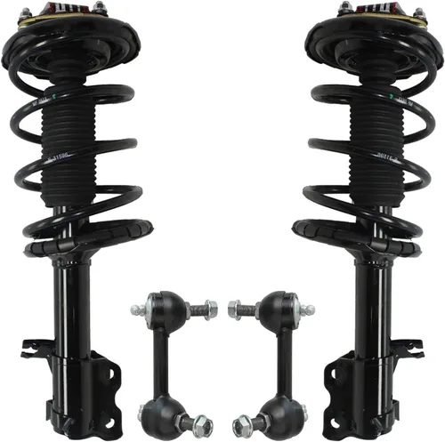 Vista 13 de Detroit Axle - Kit de 4 piezas de puntales delanteros para Toyota Highlander 2001 2002 2003, enlaces de barra antivuelco estabilizadores y puntales