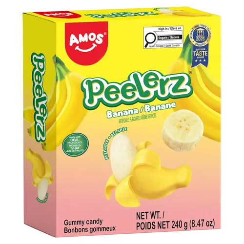 Vista 16 de AMOS Peelerz - Caramelo de goma pelable, mango/lichi/maracuyá/melocotón Paquete de 4 variedades, 3 oz cada uno, total 11.99 oz