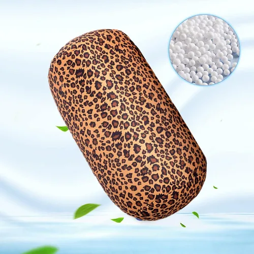 Vista 4 de ASkinds Squish - Almohada cilíndrica de microcuentas, almohada cilíndrica, almohada de tubo de cama, almohada cervical de viaje, almohada