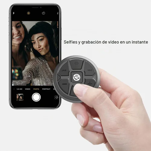 Vista 5 de Recoil - Control remoto inalámbrico con botón multimedia Bluetooth para volante, impermeable para coche, bicicleta, motocicleta, barco, deportes