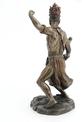 Vista 6 de Dios africano del rayo y la guerra Chango Shango Estatua Vudú Santeria