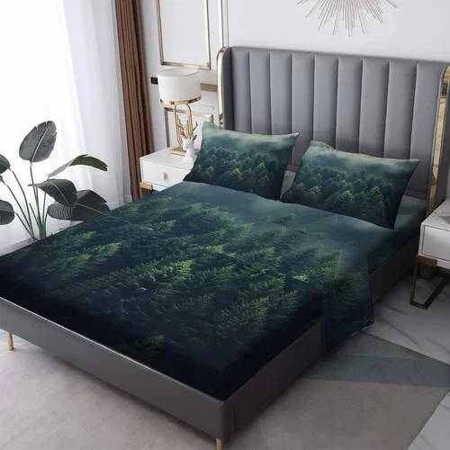 Vista 9 de Juego de sábanas tamaño individual con águila calva, sábanas de cama de águila, microfibra suave y bolsillo profundo y sábanas estampadas sin