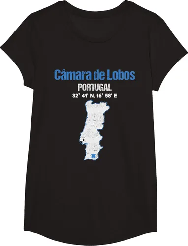 Vista 3 de Camiseta Câmara de Lobos Portugal City