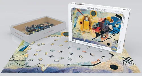 Vista 3 de EuroGraphics Gelb Rot Blau by Kandinsky - Rompecabezas de 1000 piezas