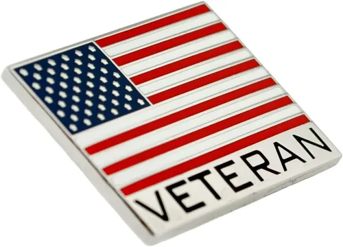 Vista 38 de PinMart Pin de veterano – Pin patriótico americano de solapa o sombrero – Orgulloso de ser retirado ejército, marina, fuerza aérea o cuerpo