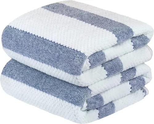 Vista 74 de JML - Toallas de baño de microfibra de gran tamaño (30 x 60 pulgadas), suaves, súper absorbentes y de secado rápido, multiusos para deportes