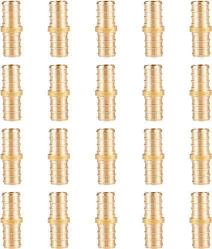 Vista 12 de (5 unidades) Adaptador de rosca NPT hembra de 3/4 pulgadas PEX x 3/4 pulgadas F1807, conector de engarce de latón LF para tubería PEX-b