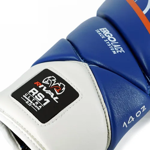 Vista 5 de Rival Boxing RS1 2.0 Ultra Pro - Guantes de boxeo para sparring con cierre de cordones, microfibra súper resistente, forro interior suave